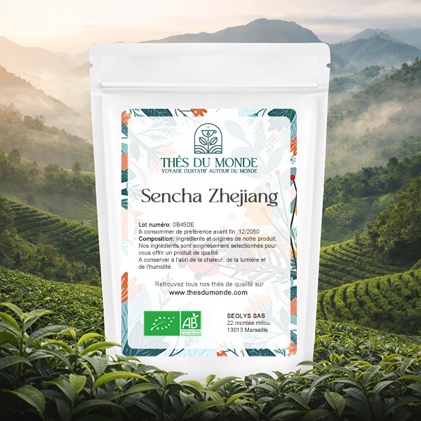 Thé vert Sencha Zhejiang Bio