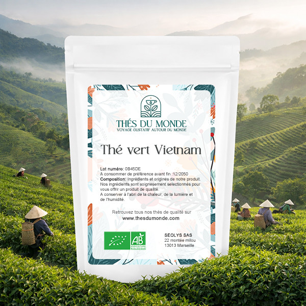 Thé vert du Vietnam Bio
