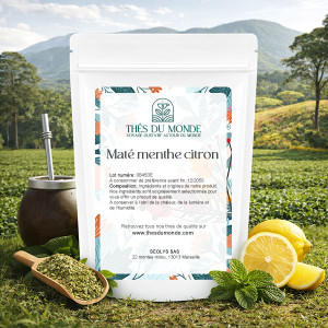 Maté menthe citron