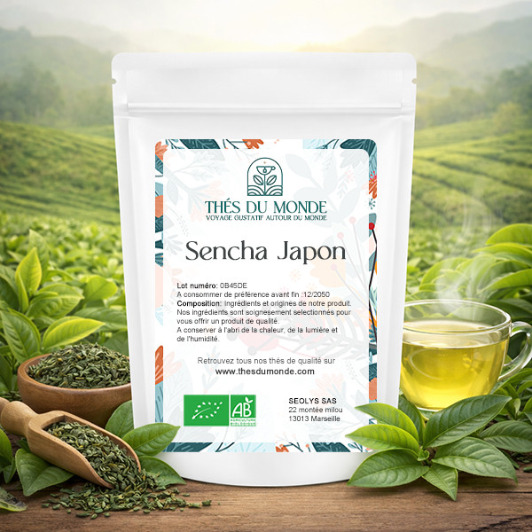Thé Sencha du Japon Bio