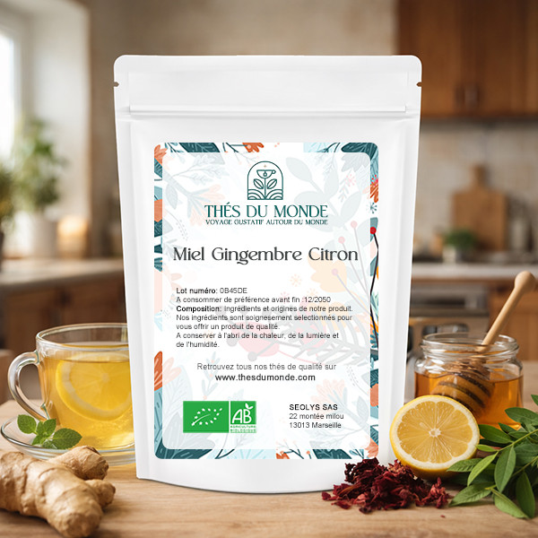 Infusion miel gingembre citron Bio